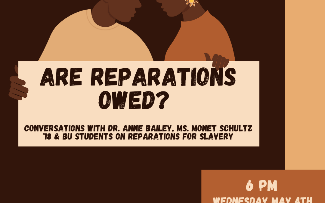 ROUNDTABLE ON REPARATIONS May 4 at 6pm via zoom